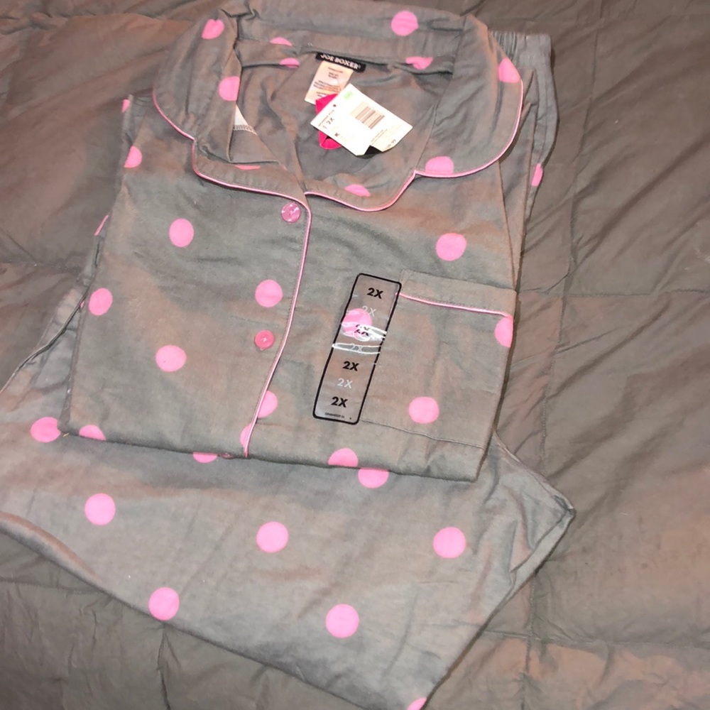 Joe boxer flannel pajama set
